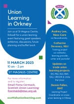 Union Learning in Orkney event