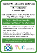Scottish Union Learning Conference 2025